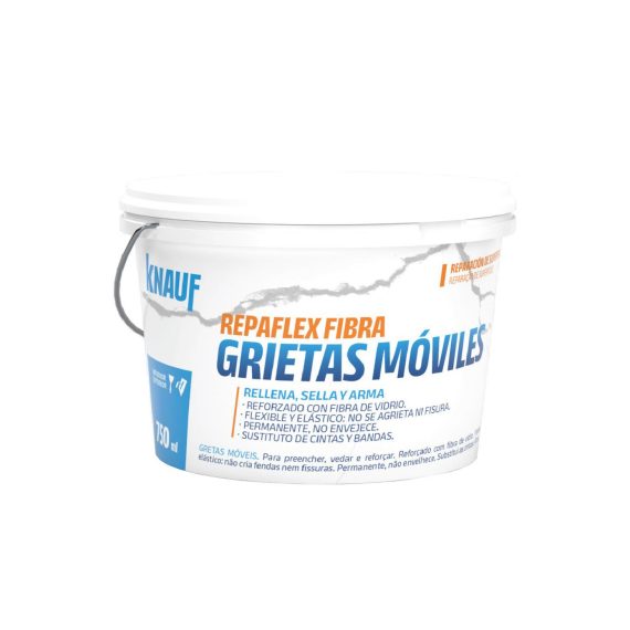 Cubo masilla Repaflex Fibra Knauf. relleno y sellado 750ml (863900) D6