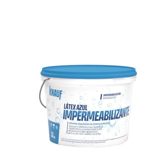 Cubo impermeabilizante Latex Azul previo al alicatado 5kg (866306) D2