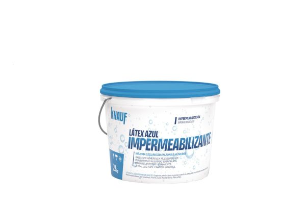 Cubo impermeabilizante Latex Azul previo al alicatado 22kg (866309) D2