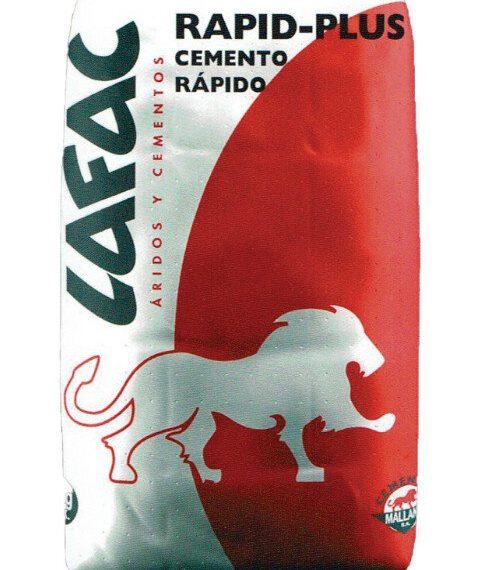 Saco cemento rapido Lafac rapid-plus 20kg.