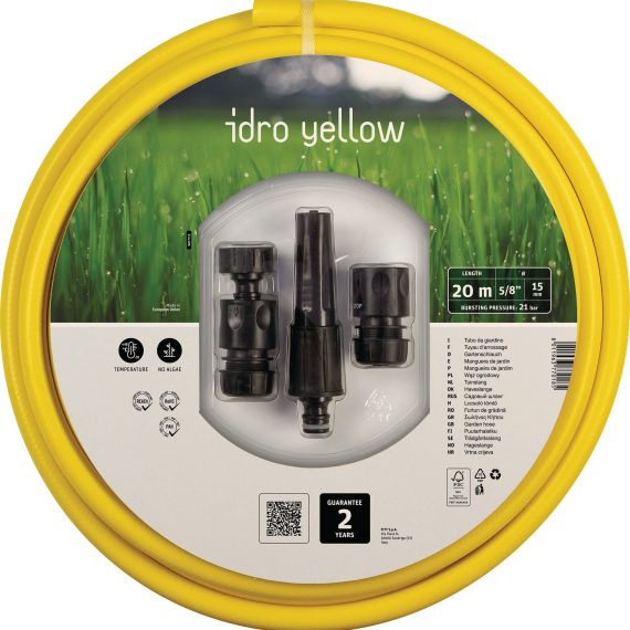 Rollo manguera Idro en kit 15x20 mt