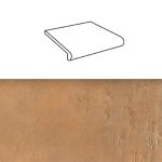 Pz.Natucer peldaño cur.36×33/4 g18 cotto nature siena