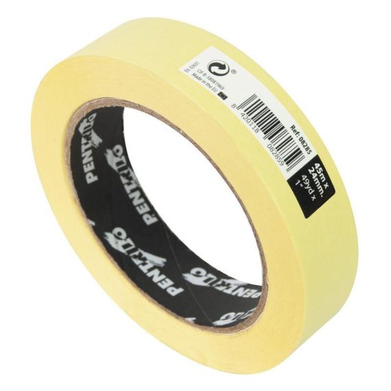 Pz. Cinta krepp Pentrilo 08288 c/adhesivo caucho sintetico 48 mm (mayor calidad y codigo barras)