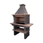 Barbacoa paellero boca 84cm gris ref.421
