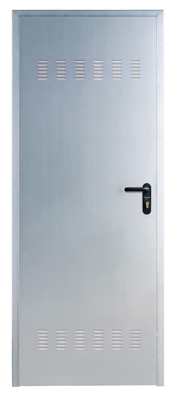 Puerta Roper multiuso galvanizada 1000x2100 ventilada izquierda
