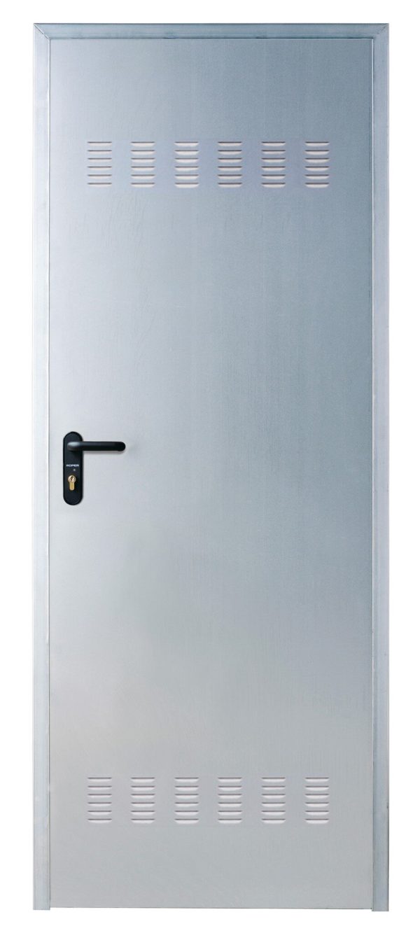 Puerta Roper multiuso galvanizada 900x2100 ventilada derecha