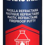 Masilla Quilosa refractaria Sintex negro 300ml