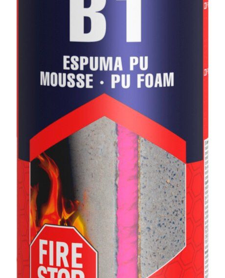 Cart. espuma pistola Quilosa orbafoam fire-stop b1 750 ml gris