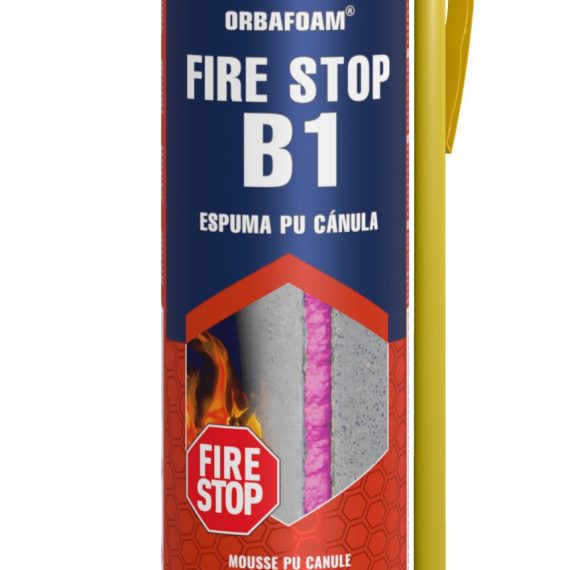 Cart. espuma canula aerosol Quilosa orbafoam fire-stop b1 750 ml rosa