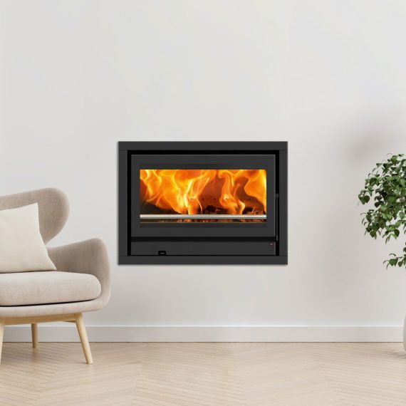Pz. Redpod chimenea insertable Vimeiro 80 79x55x45cm d150mm