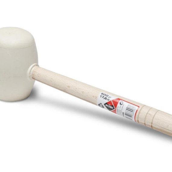 St. Rubi Ref.66906 Gummihammer weiß 500