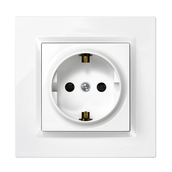 Pz.Simon Enchufe schuko blanco