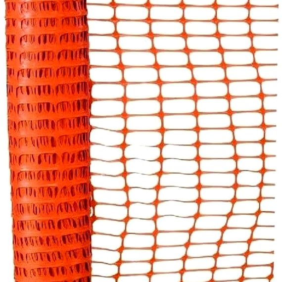 Rollo malla señaliz.1x50m naranja 60gr/m2