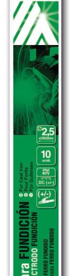 Paquete 10 Ud. electrodos Solter soldadura fundicion 2.5mm 5976