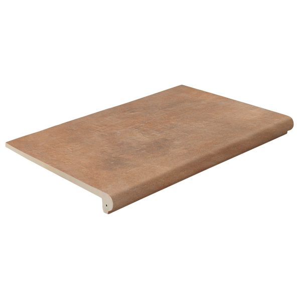 Pc. Natucer curved step 45x33/4 argile ferrara antislip (bisbal terracotta c3)