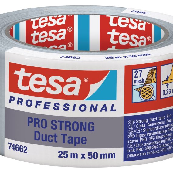 Pz. Tesa 66462 Cinta americana PRO Strong 25mx50mm gris 66462-00001-00