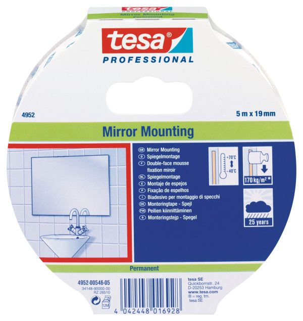 Pz. Tesa Cinta doble cara Mounting PRO 5mx19mm 66952-00004-00