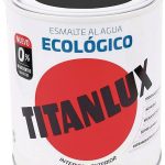 Bote Titanlux esmalte al agua eco mate negro 750ml