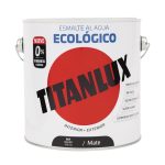 Tin Titanlux water-based eco enamel matt black 2.5 L