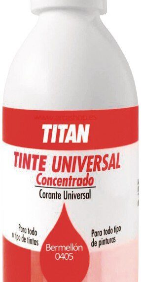 Bote Titan tinte universal bermellón 50ml