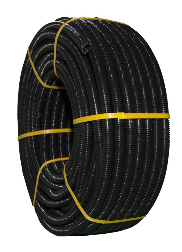 Rollo tubo corrugado Tupersa 25m negro 16mm diam.