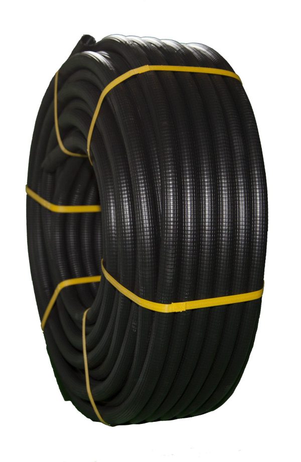 Rollo tubo corrugado forrado Tupersa 25m negro 25mm diametro