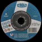 Disco corte de acero Tyrolit 115×2.5×22.2 basic 223021
