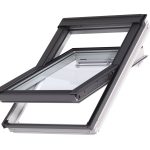 Ventana madera con recubrimiento PU blanco giratoria manual 78x98cm (GGU MK04 0070)