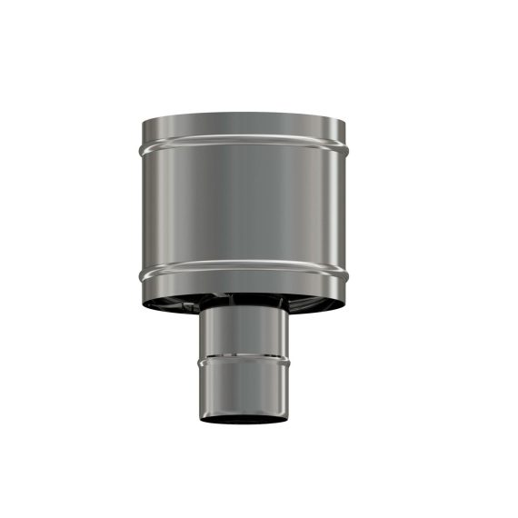 Pc.Exojo Anti-Downdraught Terminal Stainless Steel Aisi 316L for pellet