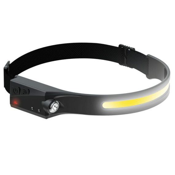 St. Stirnlampe mit Sensor COB-LED 8w und regenbeständig IPX4