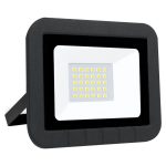 Pz. Matel proyector led plano negro 20w IP65 6400k 1520lm