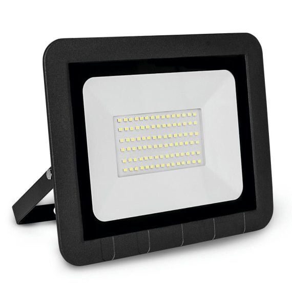 Pz. Matel proyector led plano negro 50w IP65 6400k 4000lm