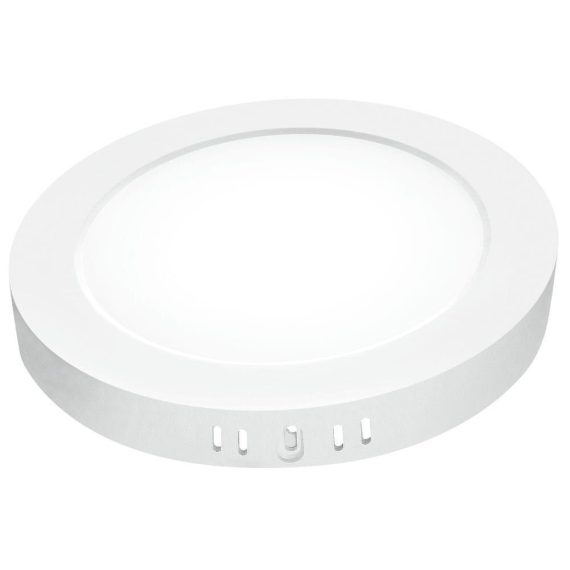 Ud. Matel downlight led per a superfície rodó blanc 18w llum freda