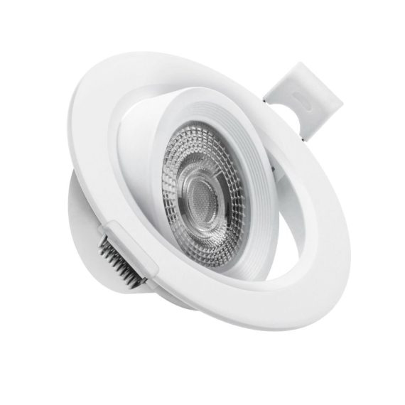 Ud. Matel anell led basculant rodó IP20 blanc 7w cct