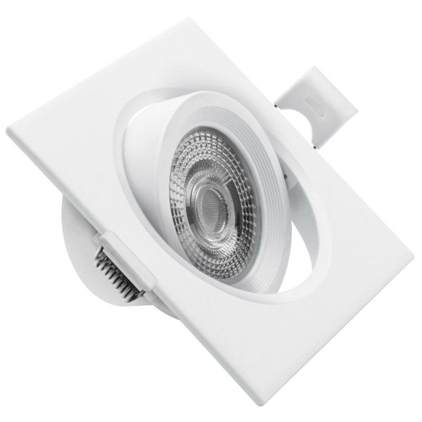 St. Matel LED-Einbauring schwenkbar quadratisch IP20 weiß 7w cct