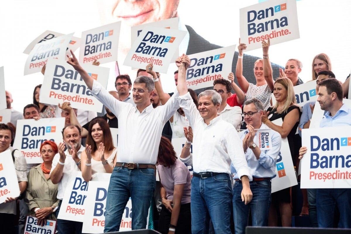 Ciolos si Barna miting