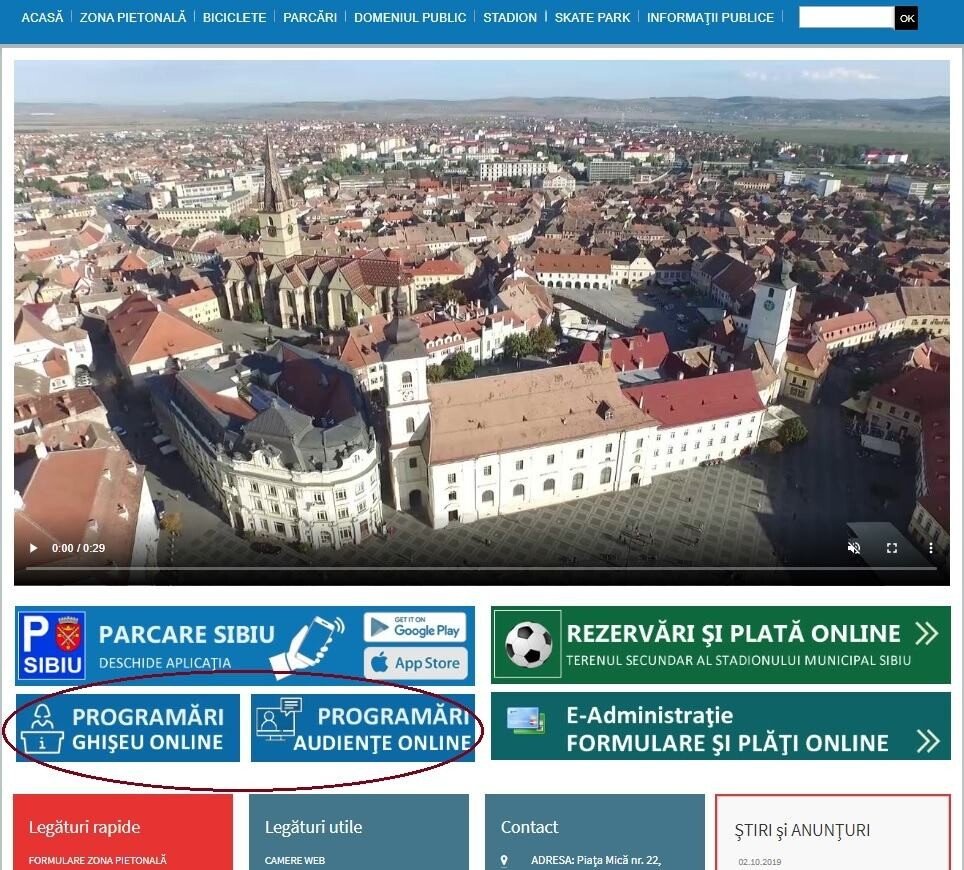 captura site SPADPP butoane