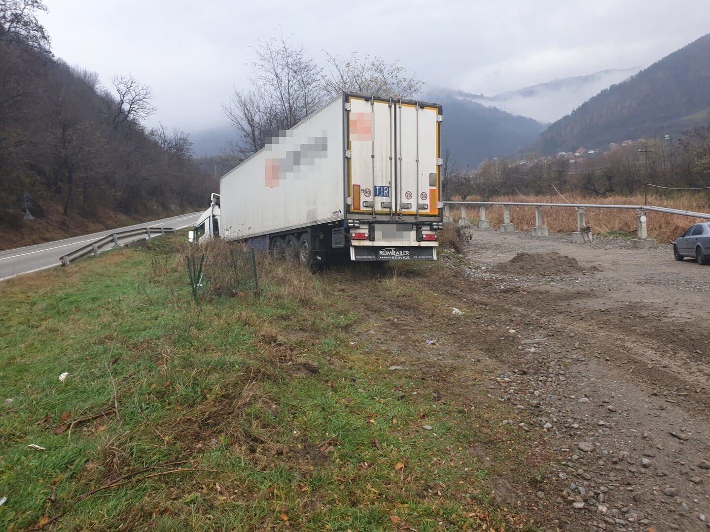 accident TIR Sibiu