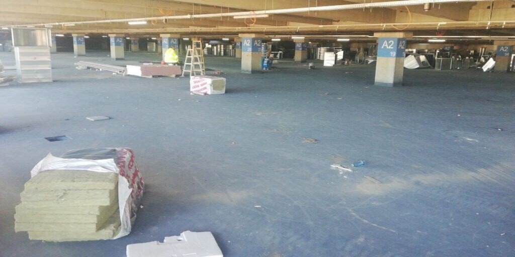 VIDEO / FOTO EXCLUSIV - Se lucrează intens la finalizarea noului Mall din Sibiu