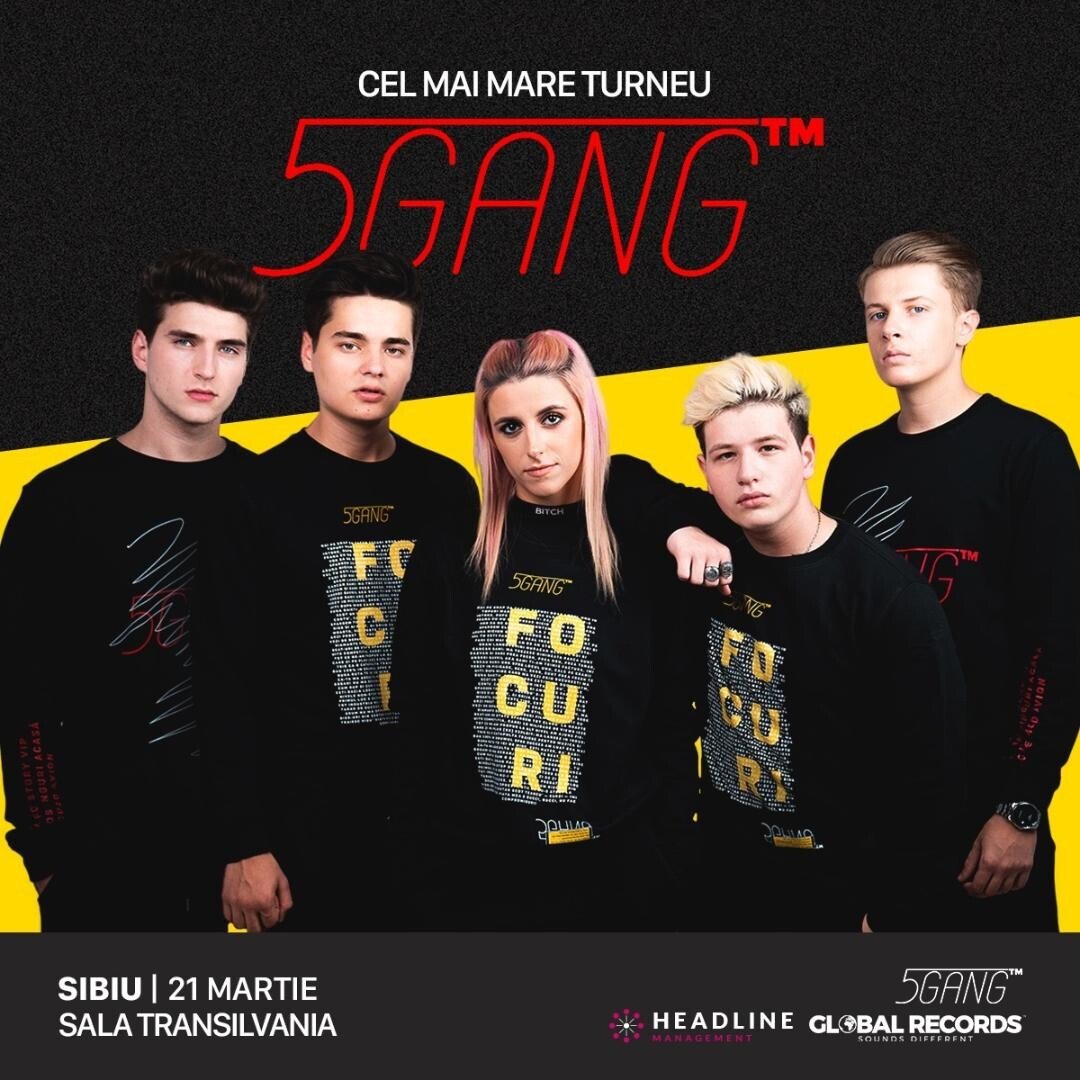 Poster concert 5Gang Poster concert Gang