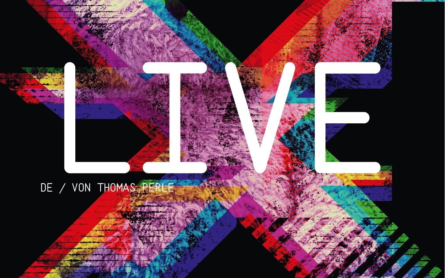 Afiș „LIVE” regia Bobi Pricop RO DE e