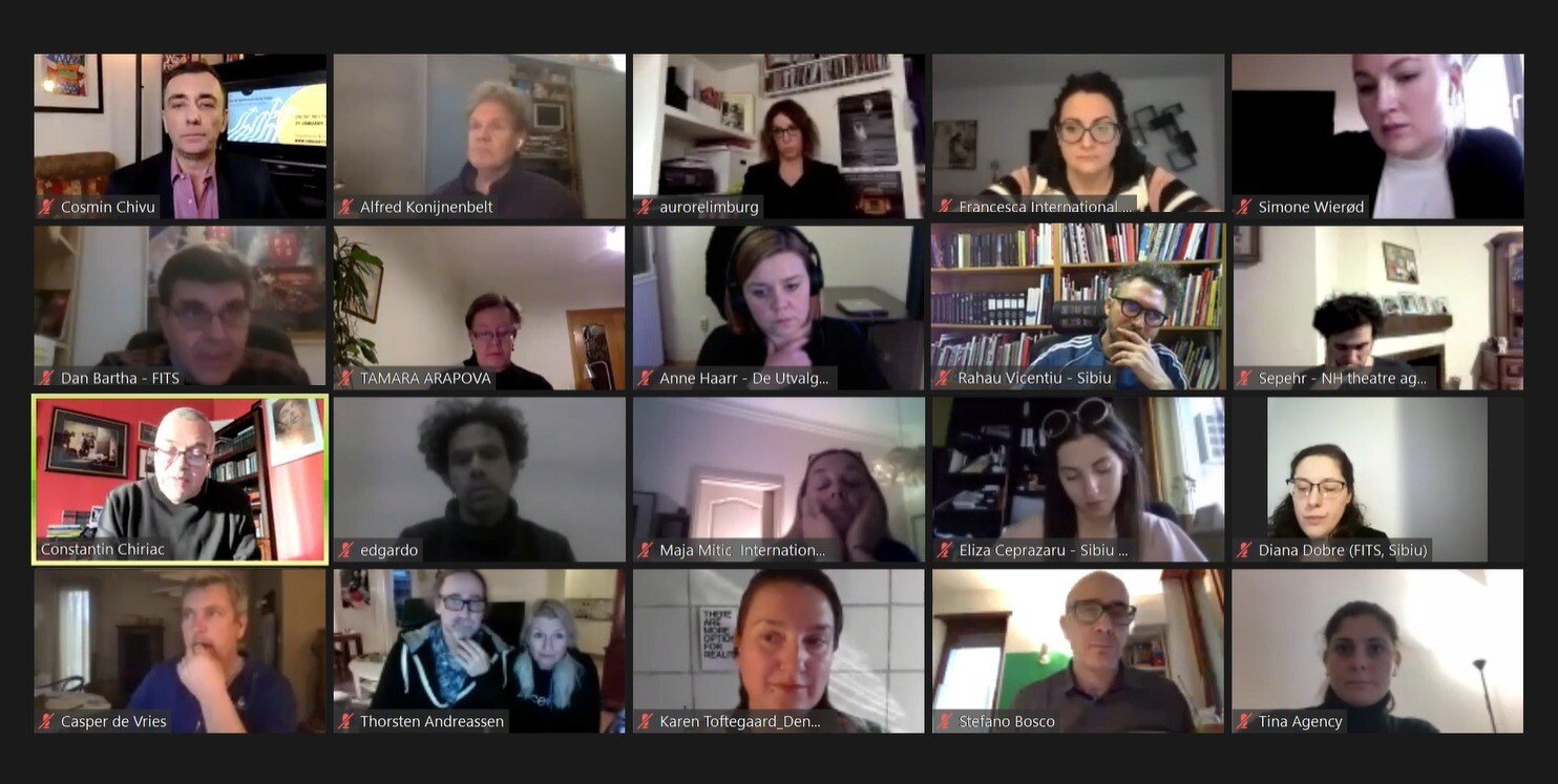 Bursa de Spectacole de la Sibiu_întâlnirea online din 21 ianuarie 2021 Bursa de Spectacole de la Sibiu intalnirea online din ianuarie