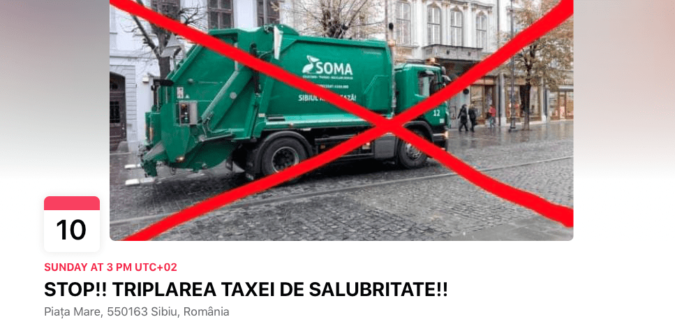 Revoluția gunoiului de la Sibiu