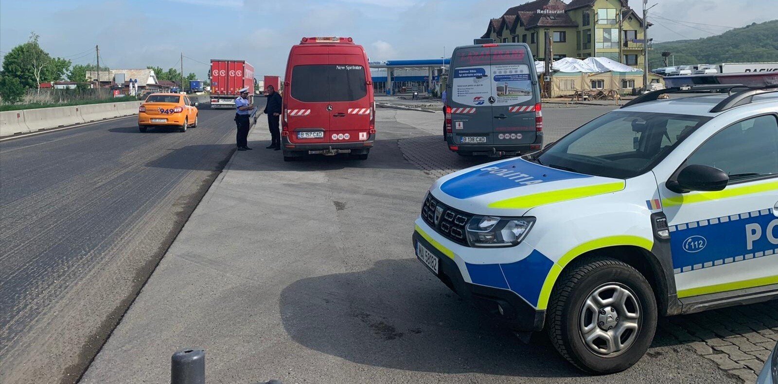 Mijloacele de transport persoane din județul Sibiu, verificate de polițiștii rutieri IMG