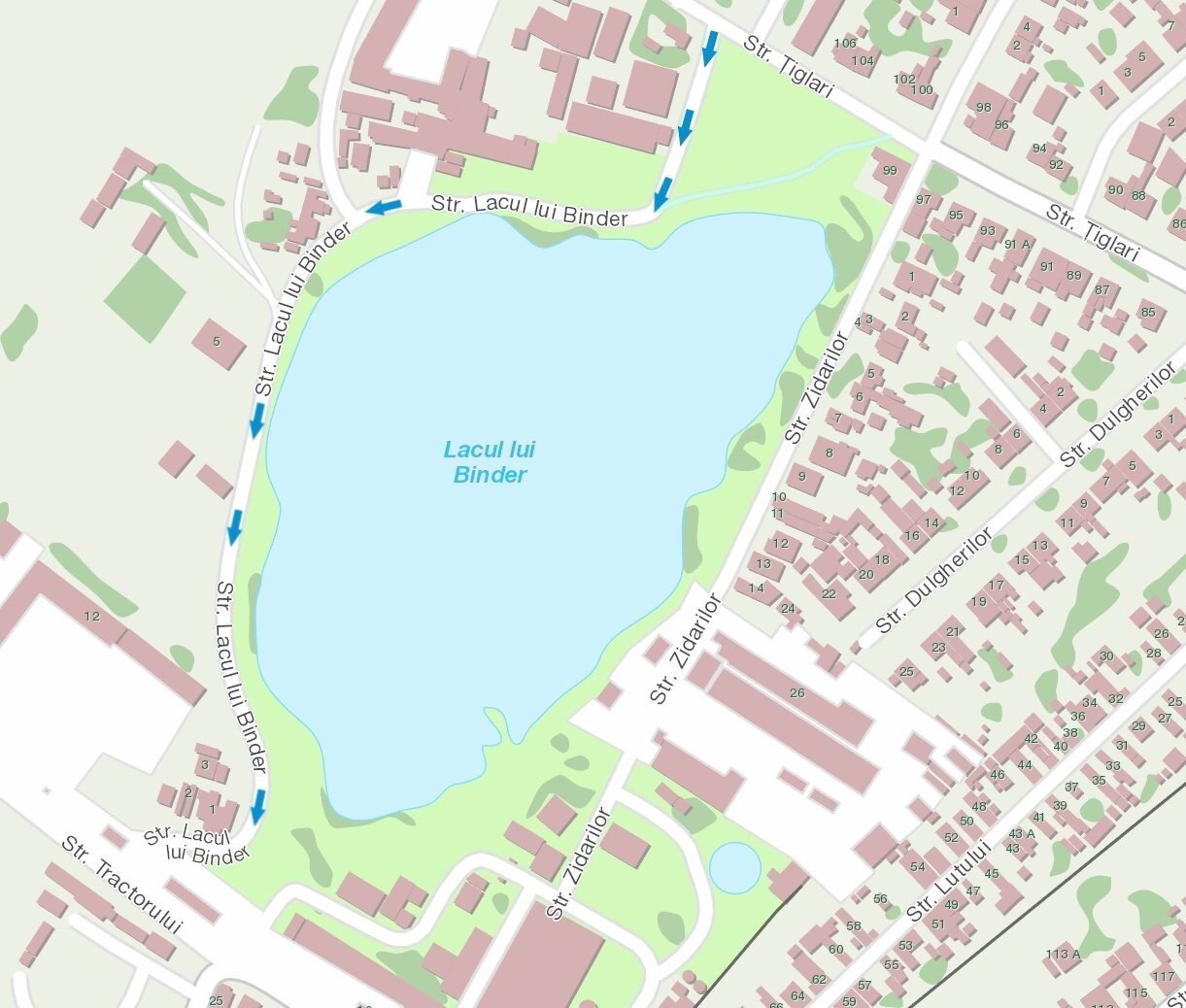 strada lacul lui binder