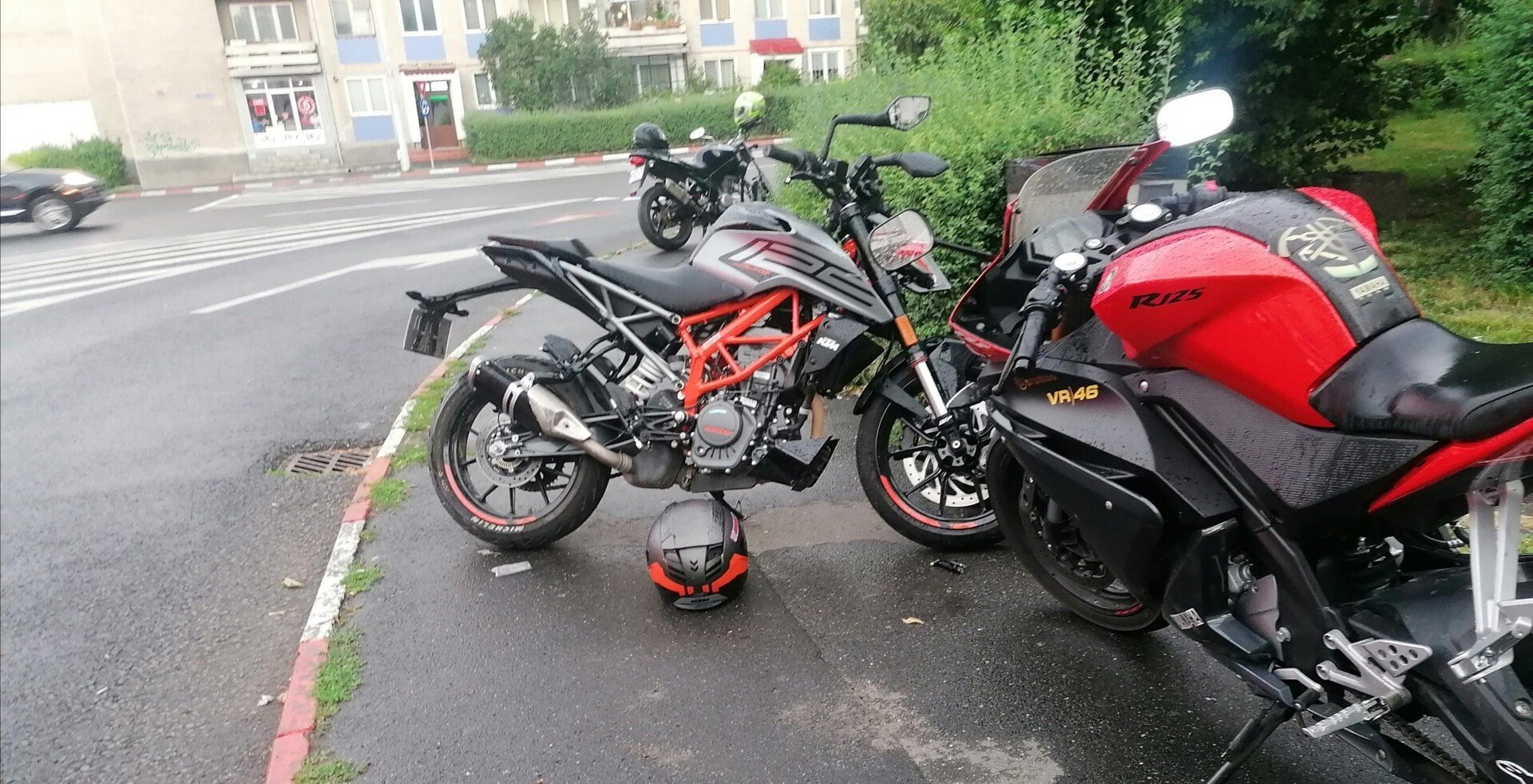 Copil rănit după ce a fost acroșat de o motocicletă. img scaled