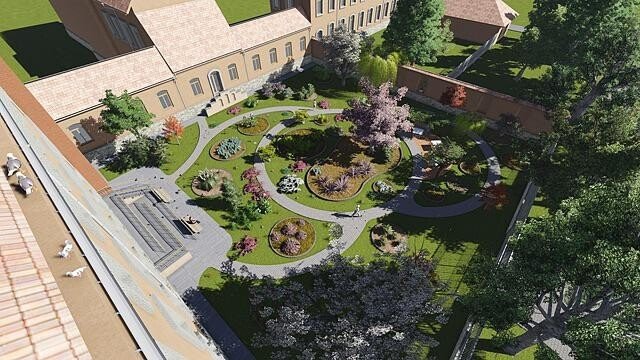 Gradina terapeutica Spital de Psihiatrie Sibiu Gradina terapeutica Spital de Psihiatrie Sibiu