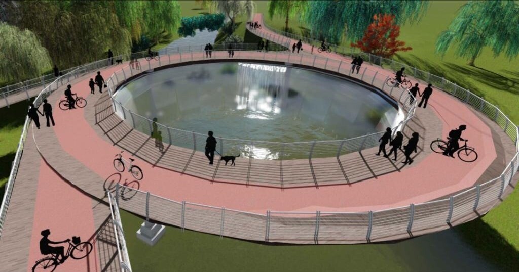 pasarela ciclo pietonala