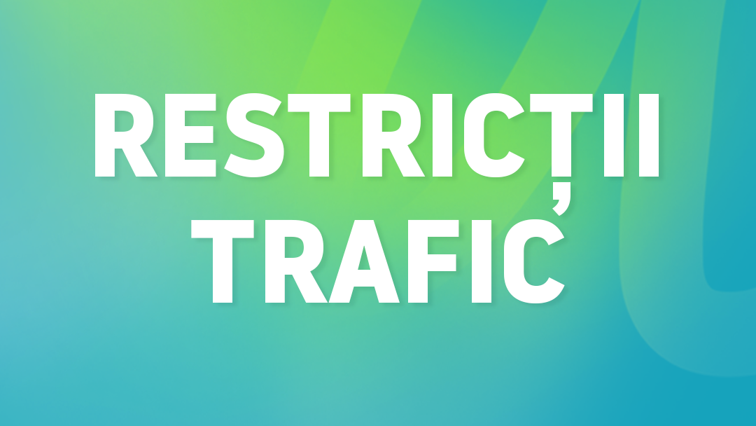Hartă sau grafic cu restricții de trafic în Sibiu pentru lucrări din august