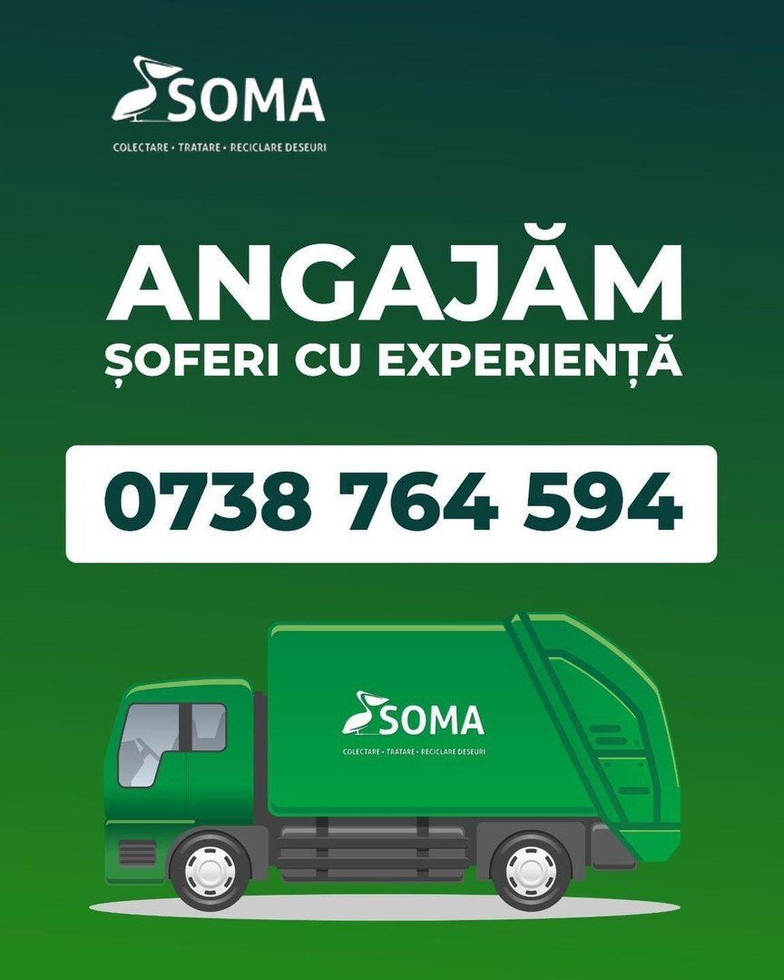 Soma Sibiu angajează șoferi cu experiență
